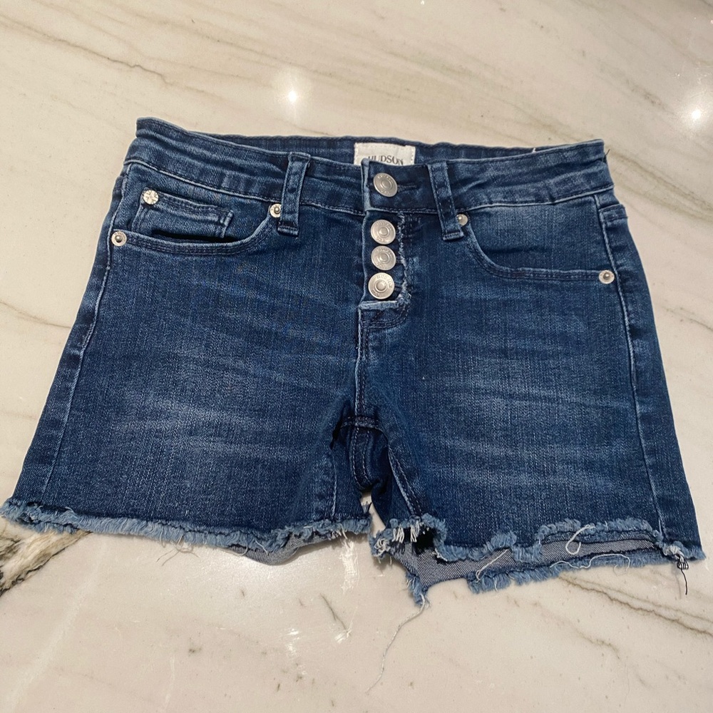 girls size 12 hudson jean shorts